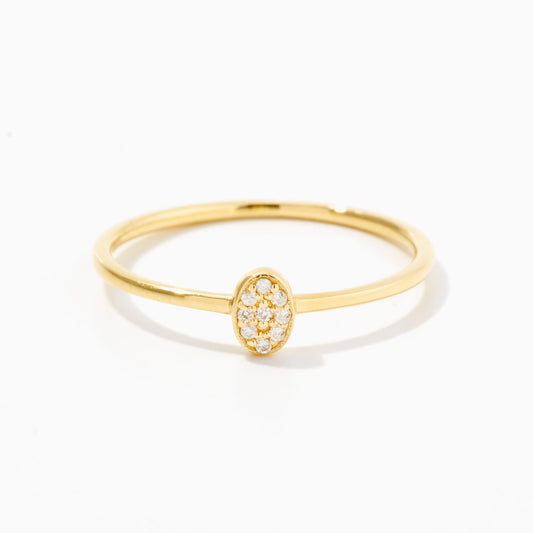 Diamant Buchstabenring