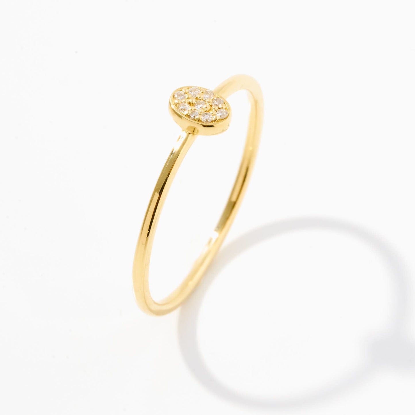 Diamant Buchstabenring