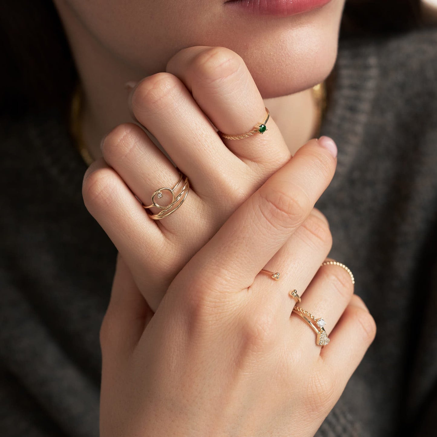 Diamant Herzring