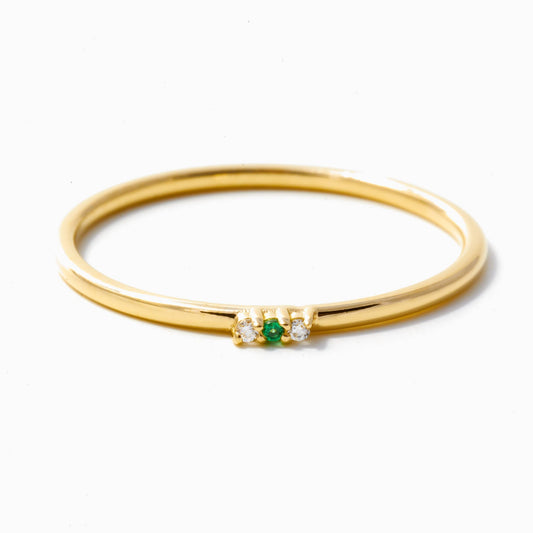 Geburtsstein-Trio-Ring