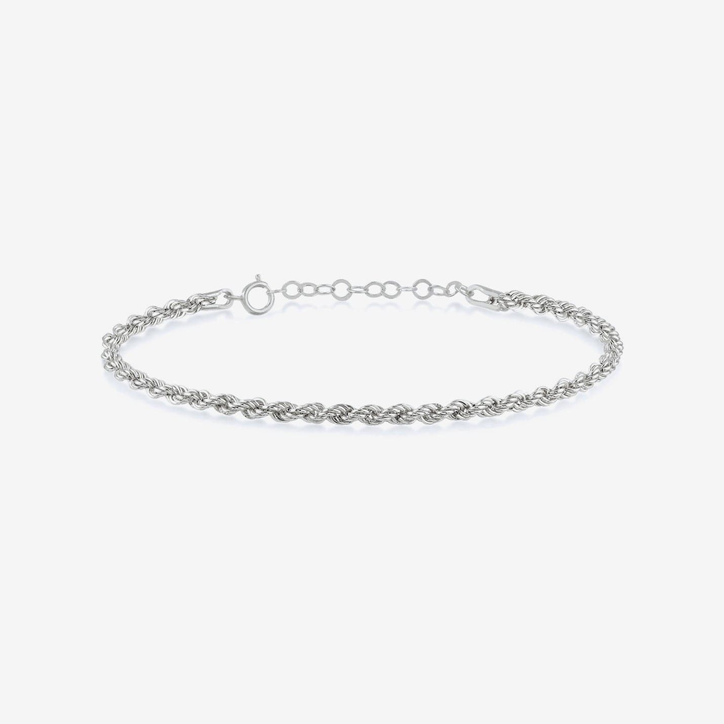 rope chain bracelet made of 585 solid gold