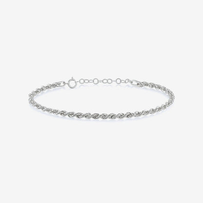 rope chain bracelet made of 585 solid gold