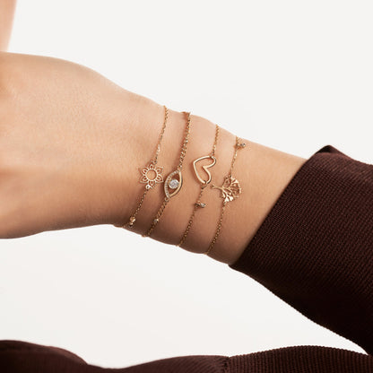 Böser Blick und Station-Armband