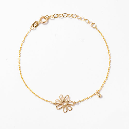 Daisy Flower Armband mit Diamant