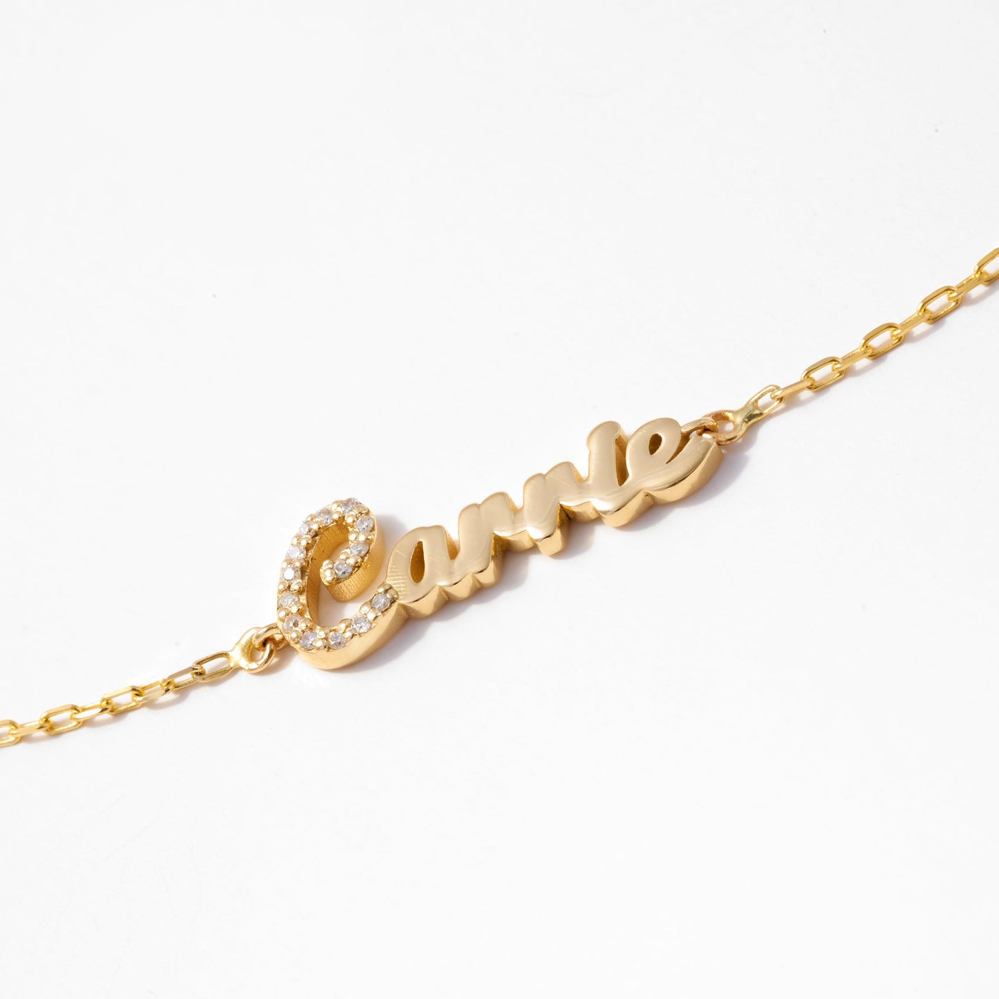 Diamant Carrie Namensarmband
