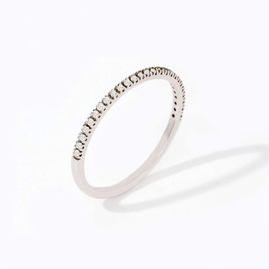 Diamant-Halb Ewigkeitsband Ring