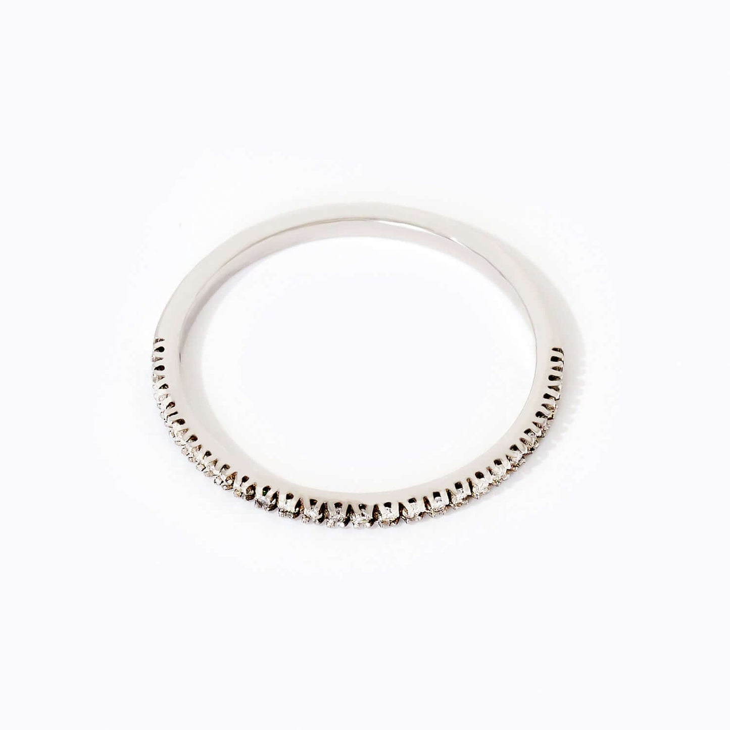 Diamant-Halb Ewigkeitsband Ring