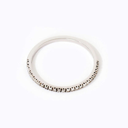 Diamant-Halb Ewigkeitsband Ring