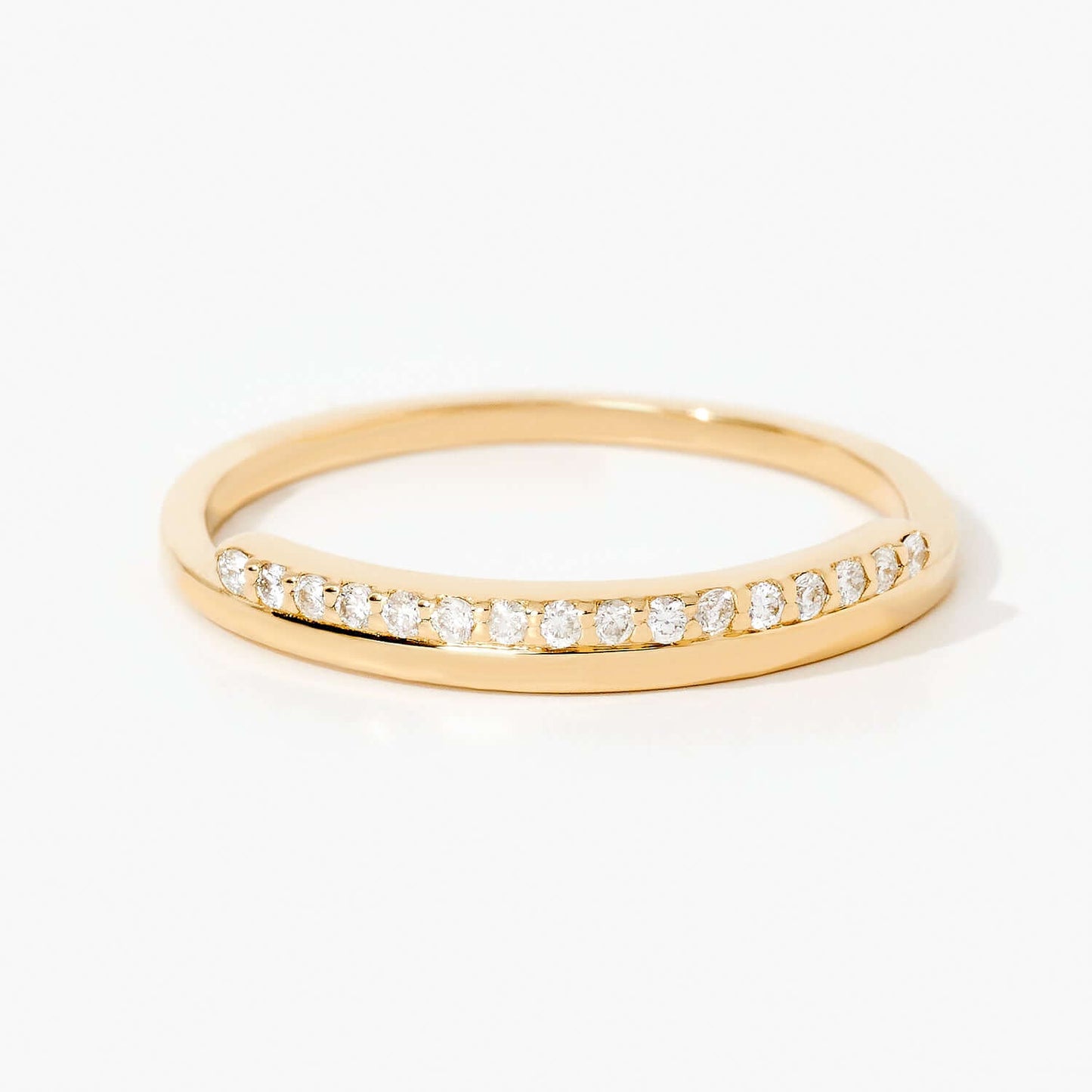 Diamant Bar Stapelring