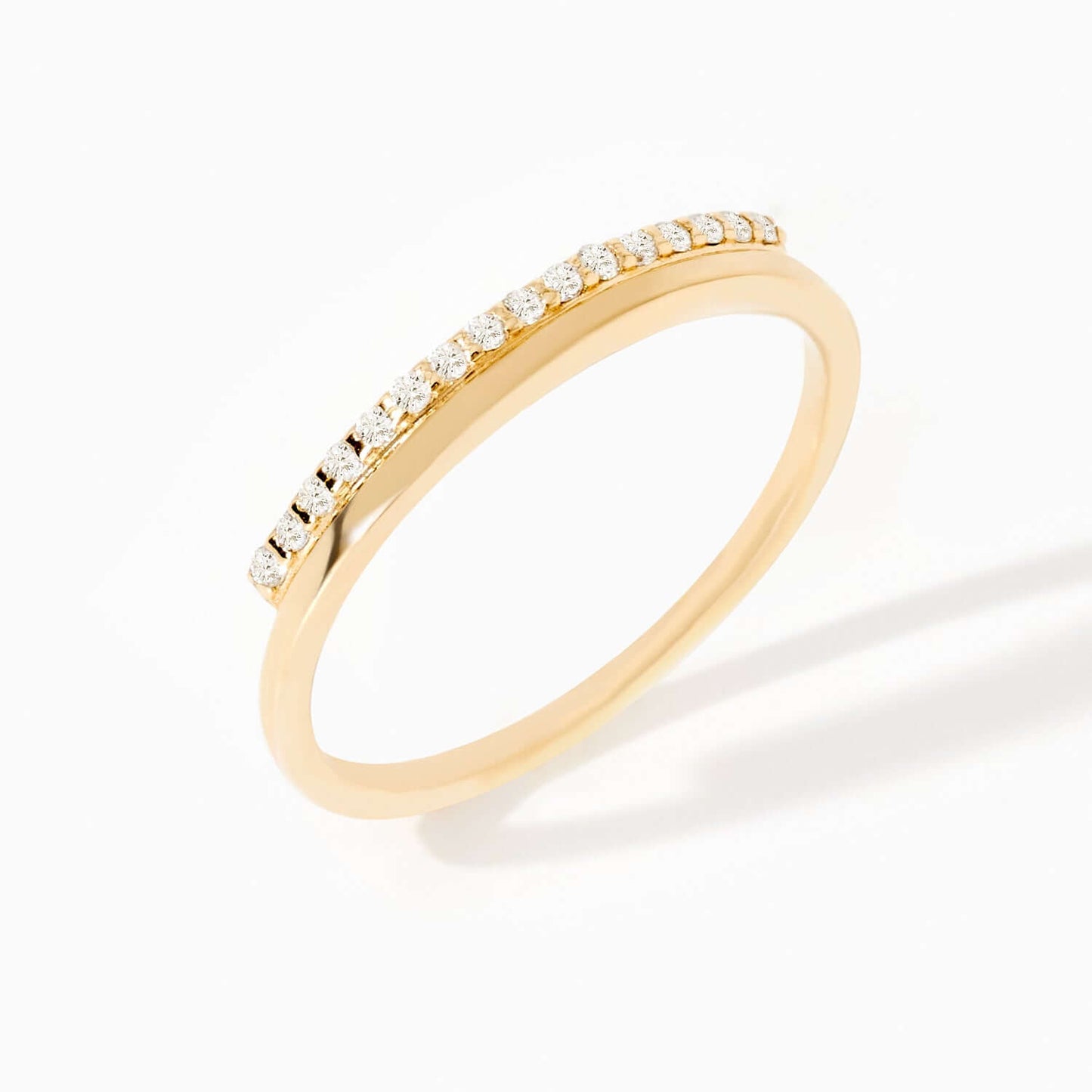 Diamant Bar Stapelring