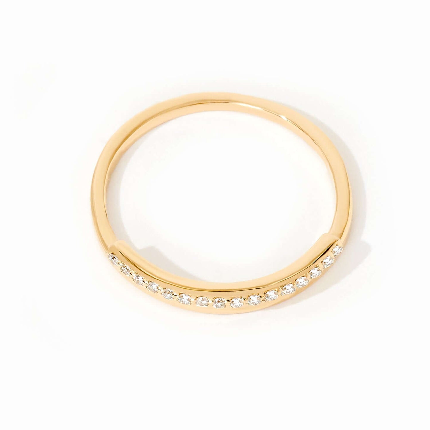 Diamant Bar Stapelring