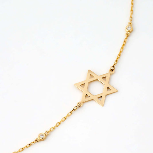 Diamant Stern von David Armband