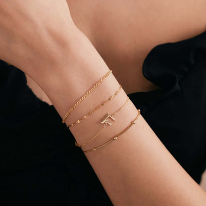 Bracelet Chai Life en or massif 585