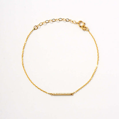 Diamant-Pavé-Bar-Armband