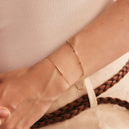 Diamant-Pavé-Bar-Armband