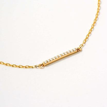 Diamant-Pavé-Bar-Armband