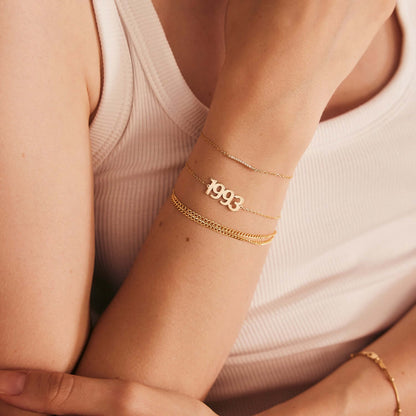 Diamant-Pavé-Bar-Armband