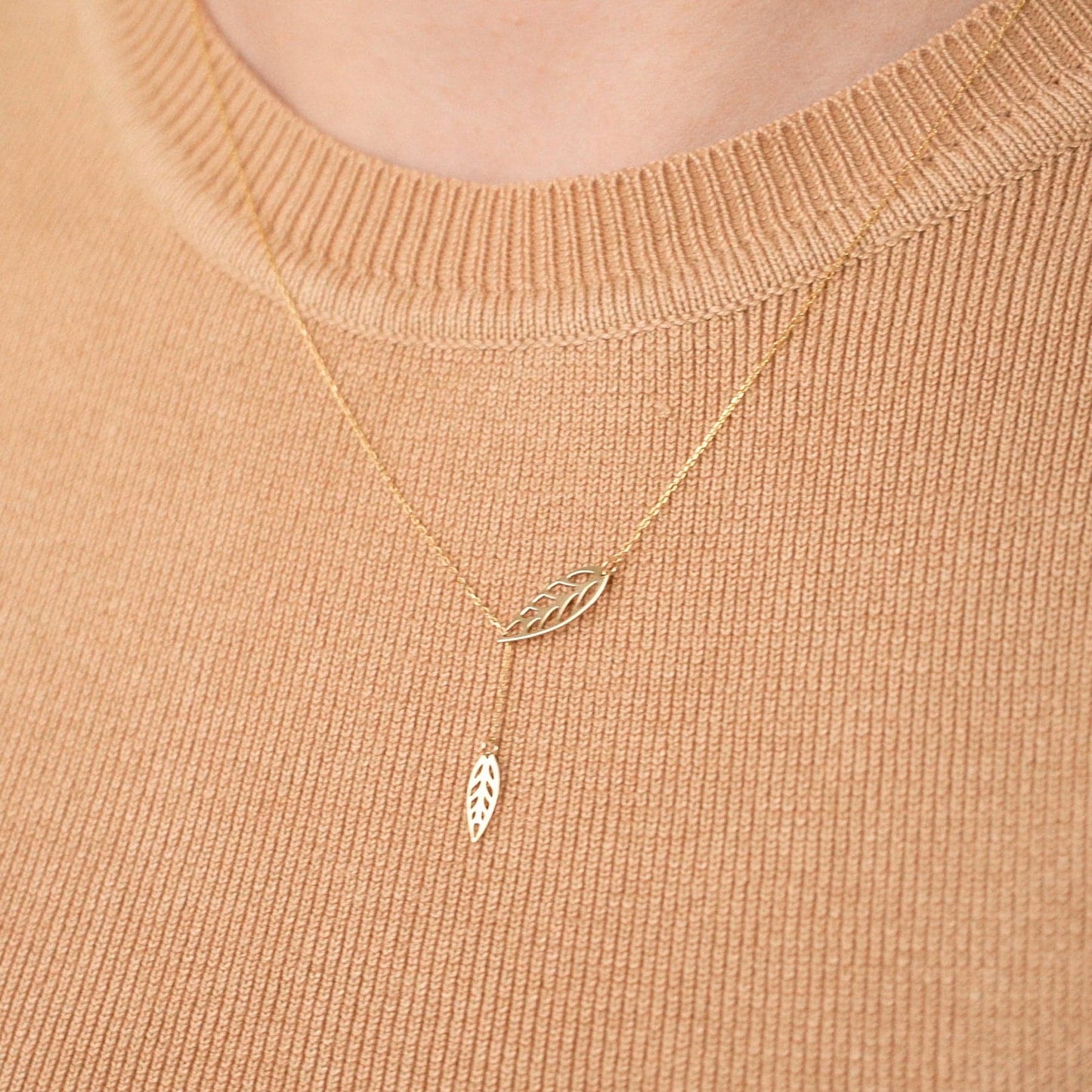Ahornblatt Halskette - Gelin Diamant