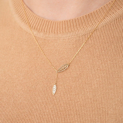 Ahornblatt Halskette - Gelin Diamant