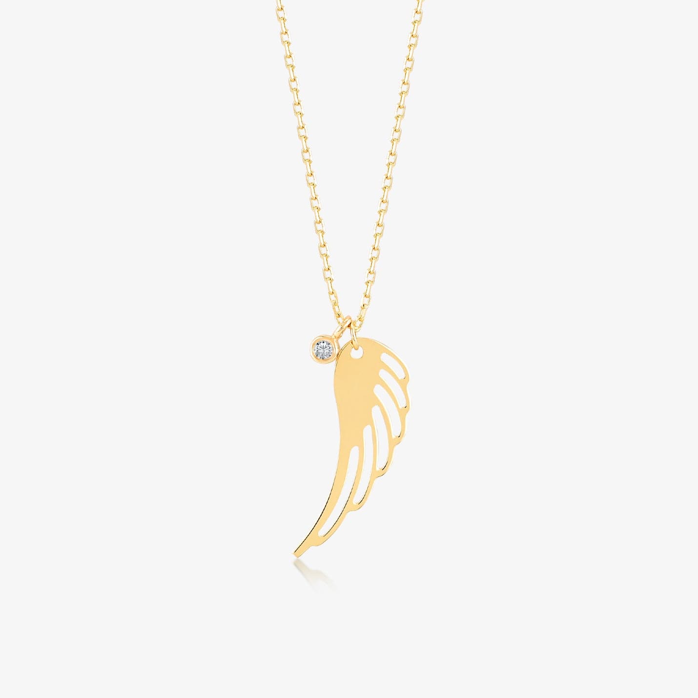 Angel fand sich Kreuzkette - Gelin Diamond