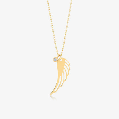 Angel fand sich Kreuzkette - Gelin Diamond