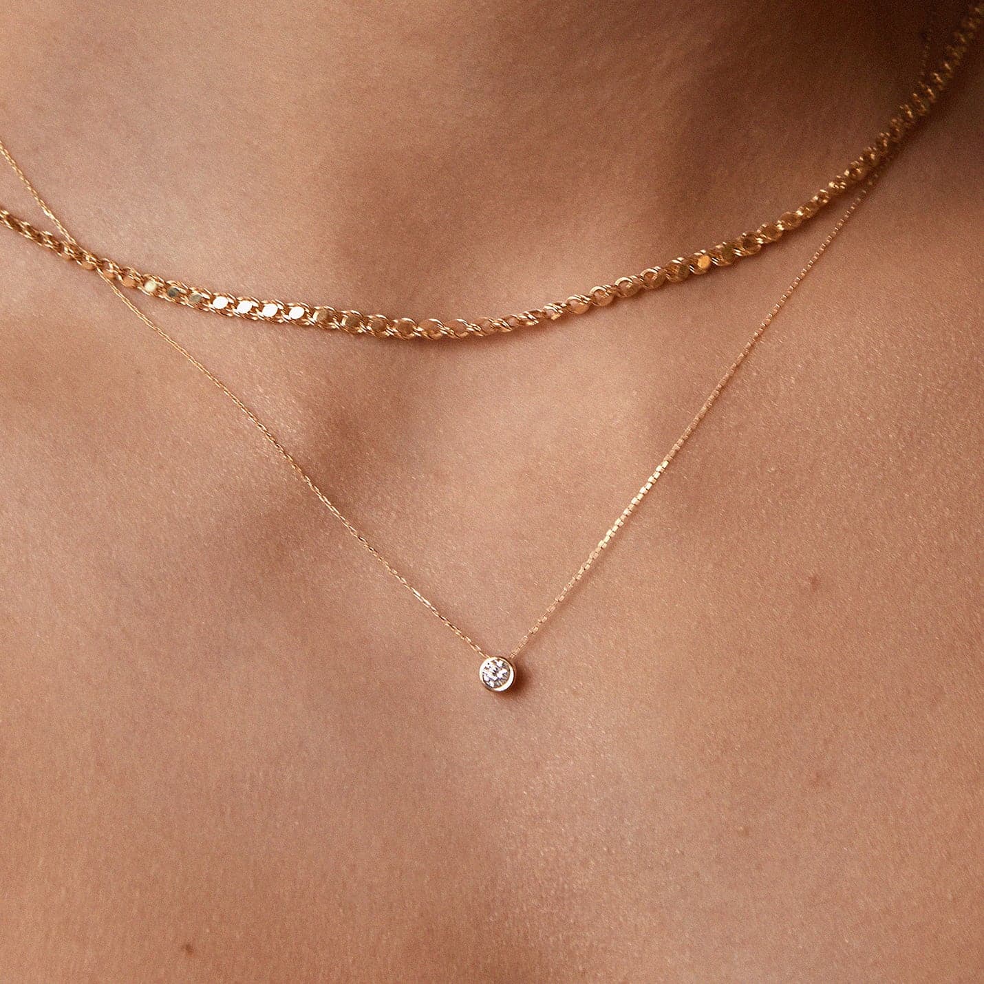 Herzinfinity Halskette in 585er Massivgold - Gelin Diamond
