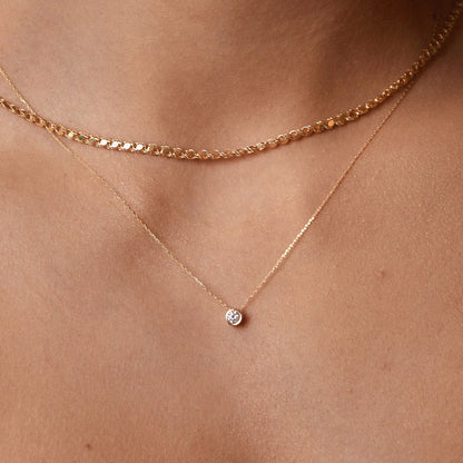 Herzinfinity Halskette in 585er Massivgold - Gelin Diamond