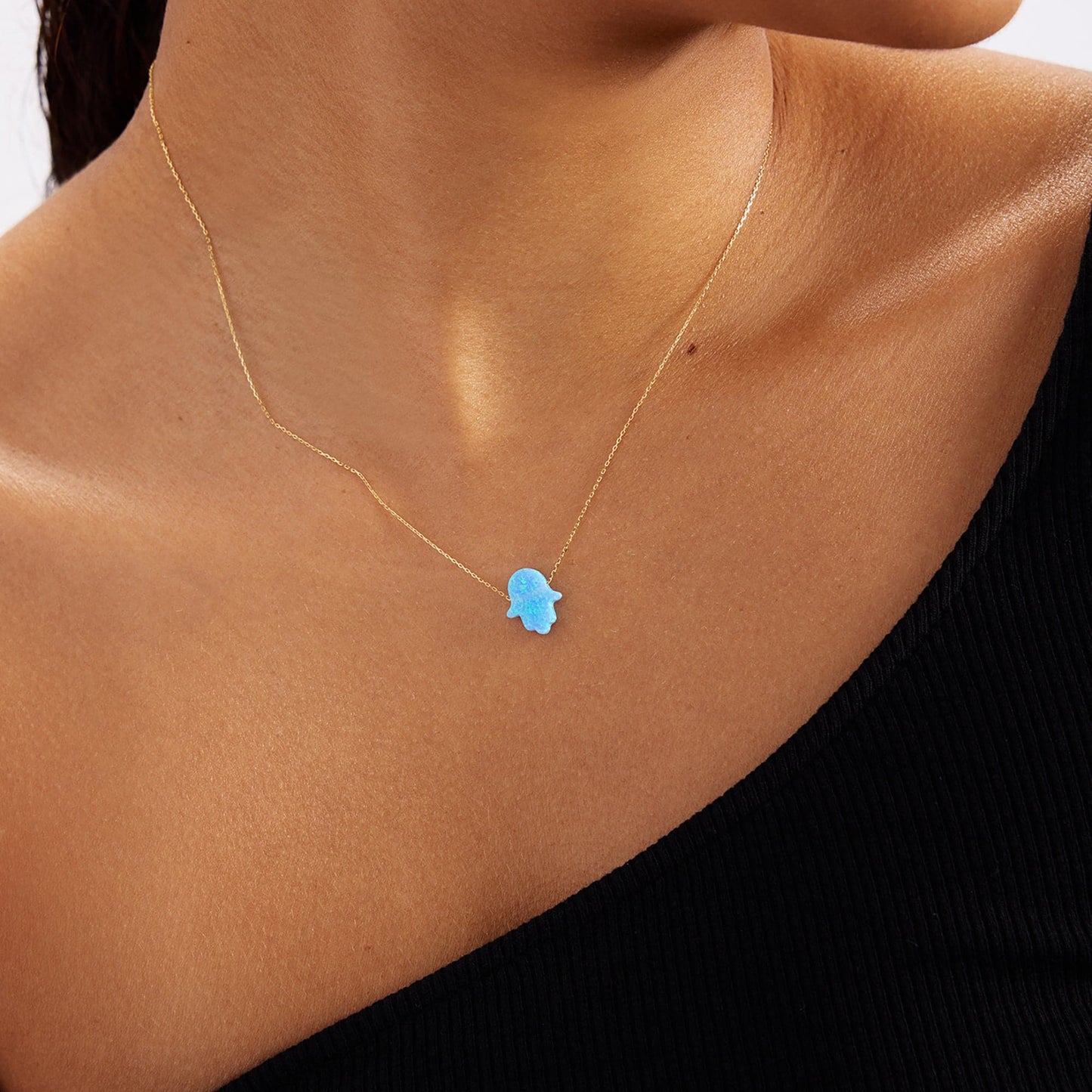 Diamant Open Circle Halskette - Gelin Diamant