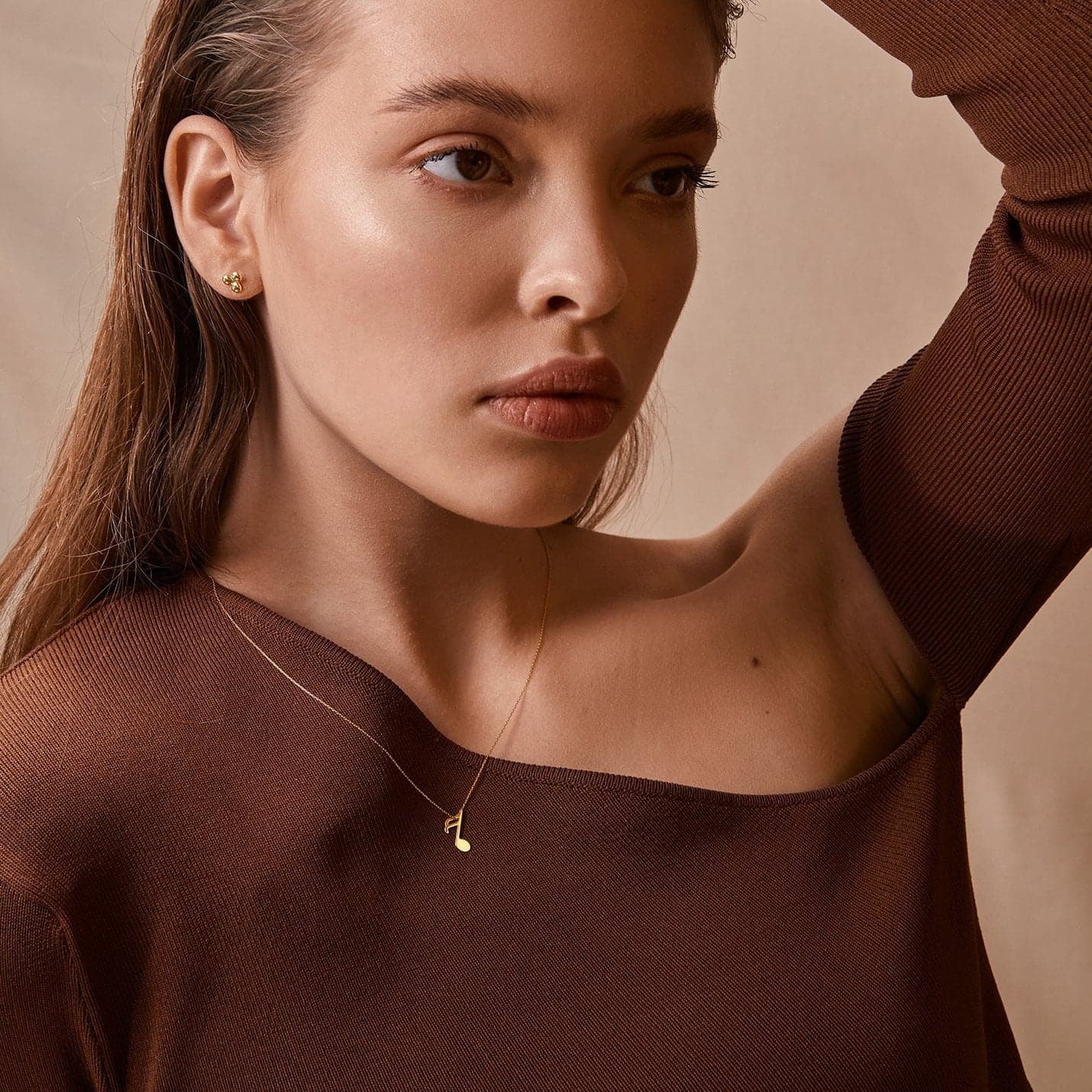 Diamond-Mondstar Y-Necklace in 585er Massivgold-Gelin Diamond
