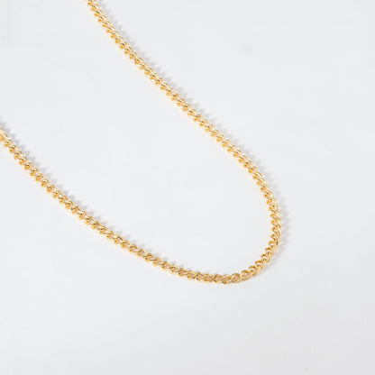Collier chaîne gourmette en or massif 585