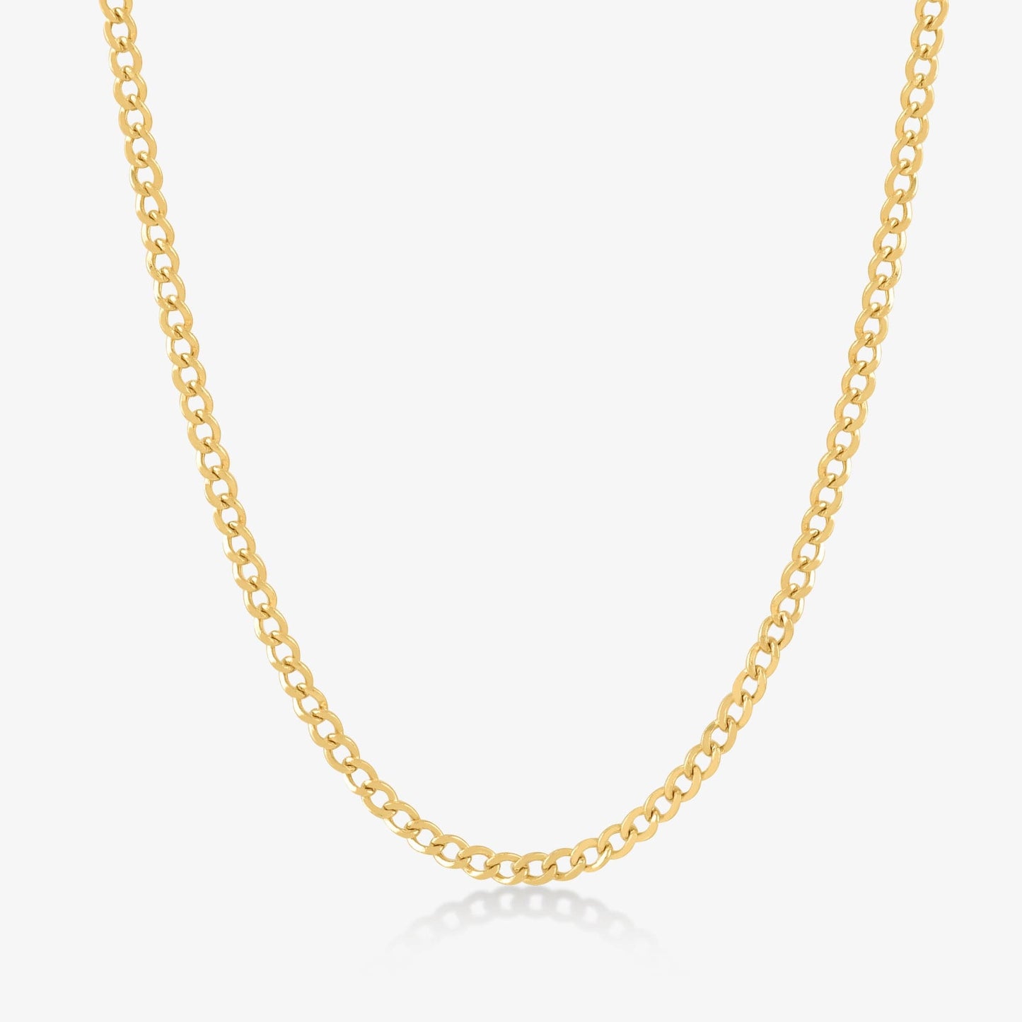 Collier chaîne gourmette en or massif 585