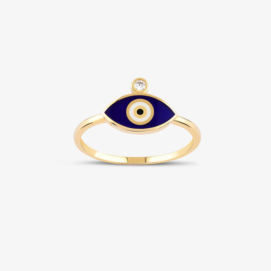 Böses Auge Stapelbarer Ring
