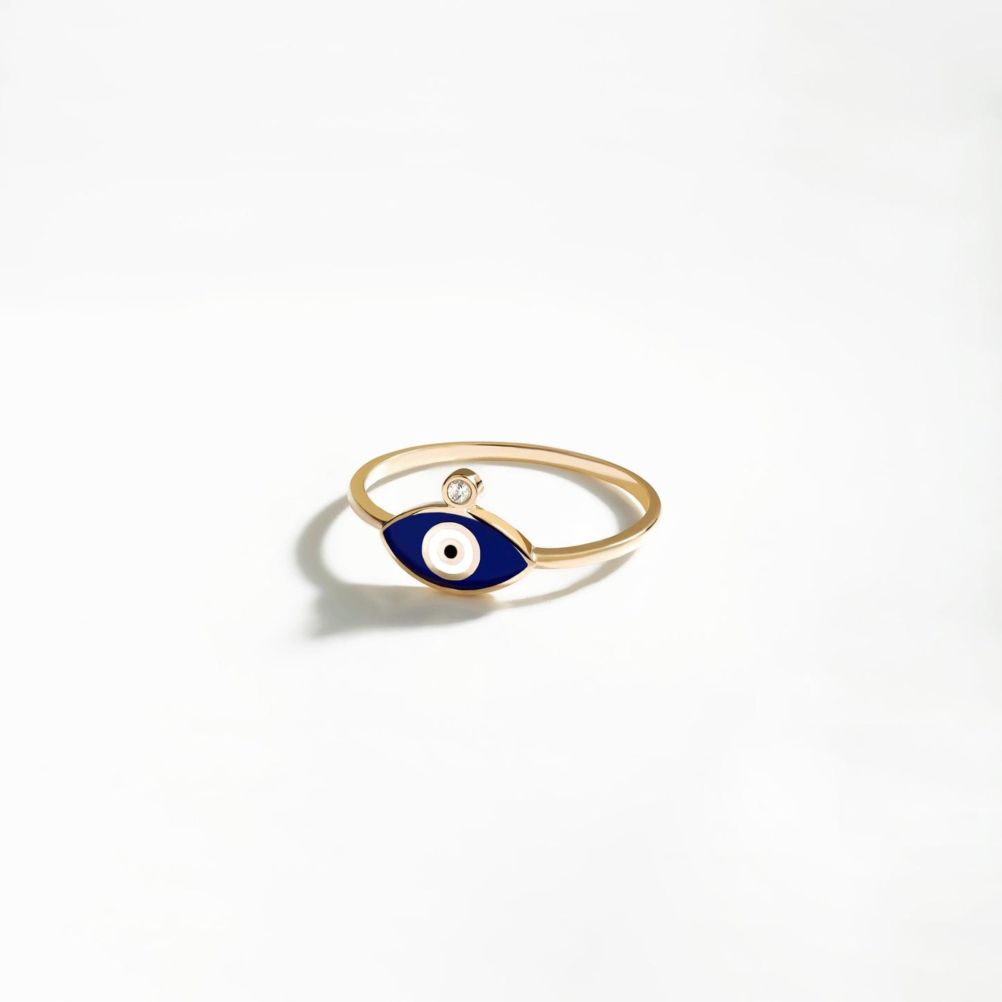 Böses Auge Stapelbarer Ring