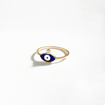Böses Auge Stapelbarer Ring