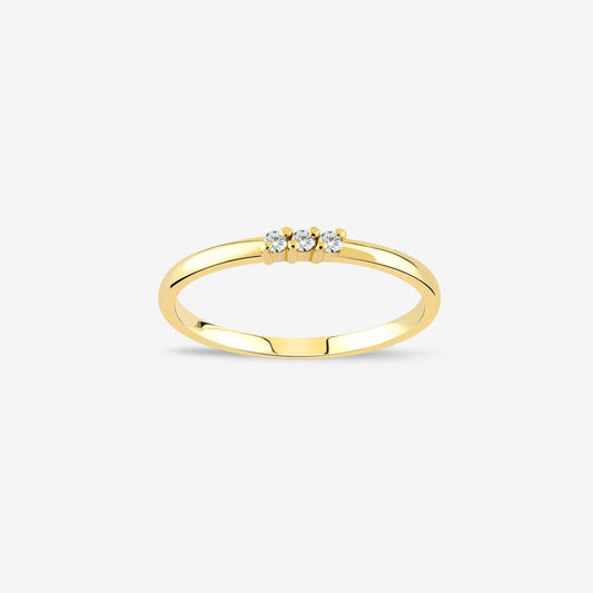 Drei Diamanten Ring