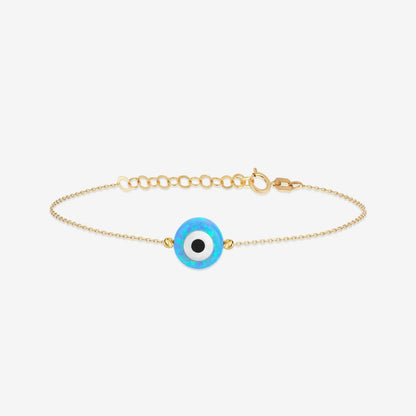 Opal Evil Eye Armband