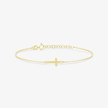 Rolo Link -Kettenarmband - Gelin -Diamant