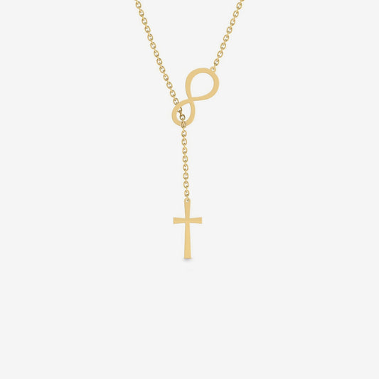 Unendliches Kreuz Halskette