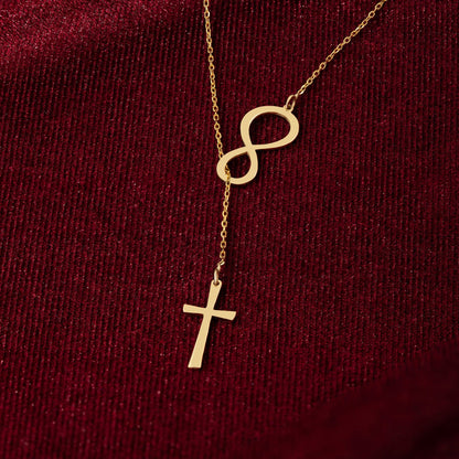 Unendliches Kreuz Halskette