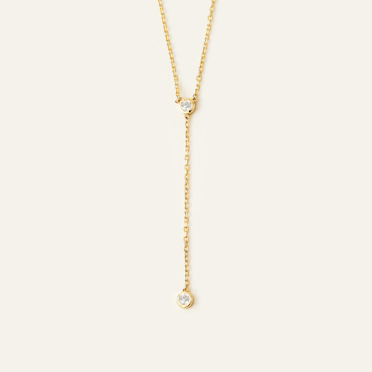 Diamant Lariat Halskette