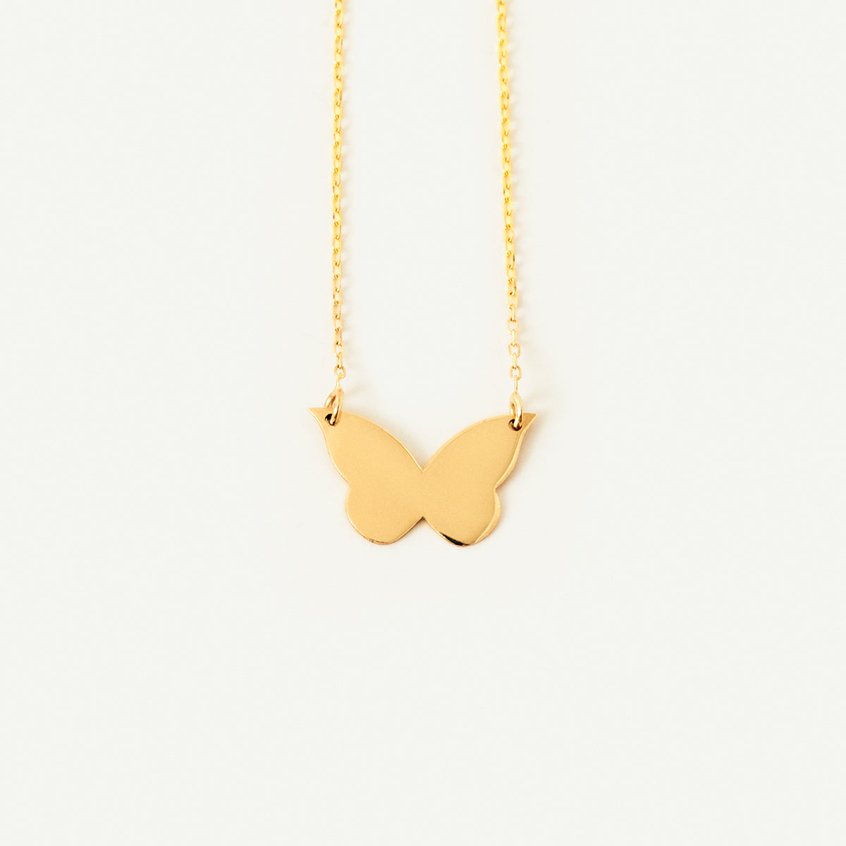 Collier papillon en or 585