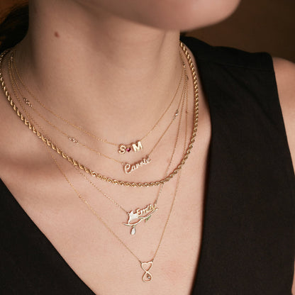Diamant Carrie Namenskette