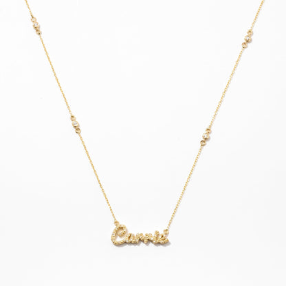 Diamant Carrie Namenskette