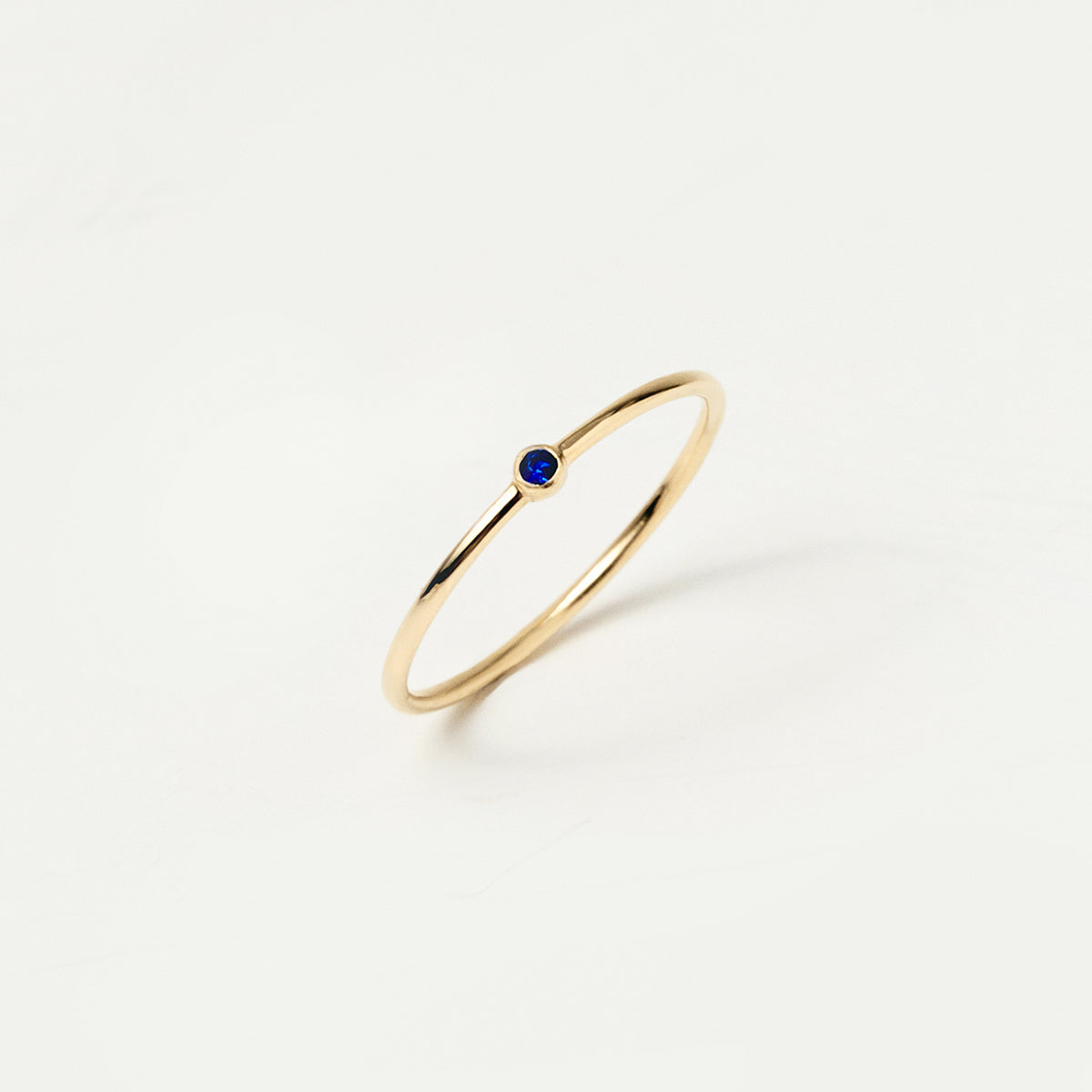 November Birthstone Solitär Stacking Ring