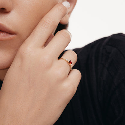 Geburtsstein Multi Stein Zirkonia Ring