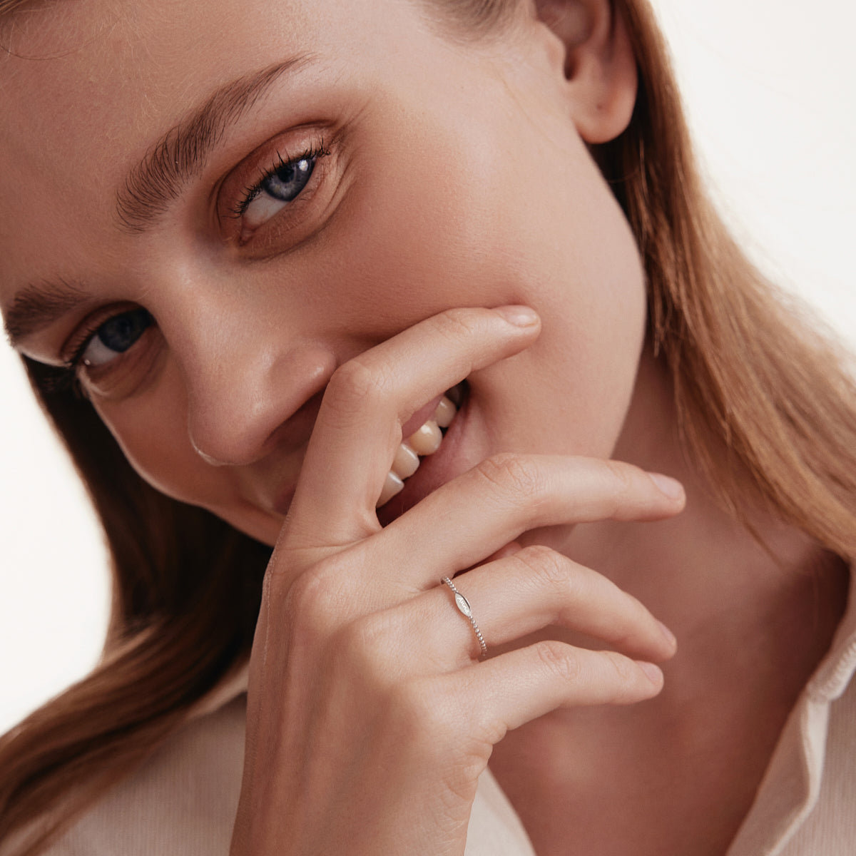 Benutzerdefinierter Name Beaded Ring