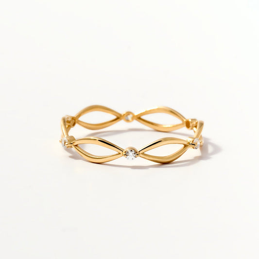 Diamant Stapelbarer Ewigkeitsring