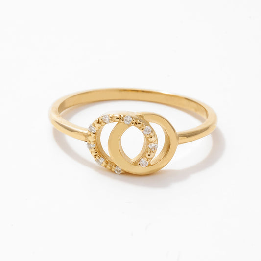 Verflochtener Diamantring