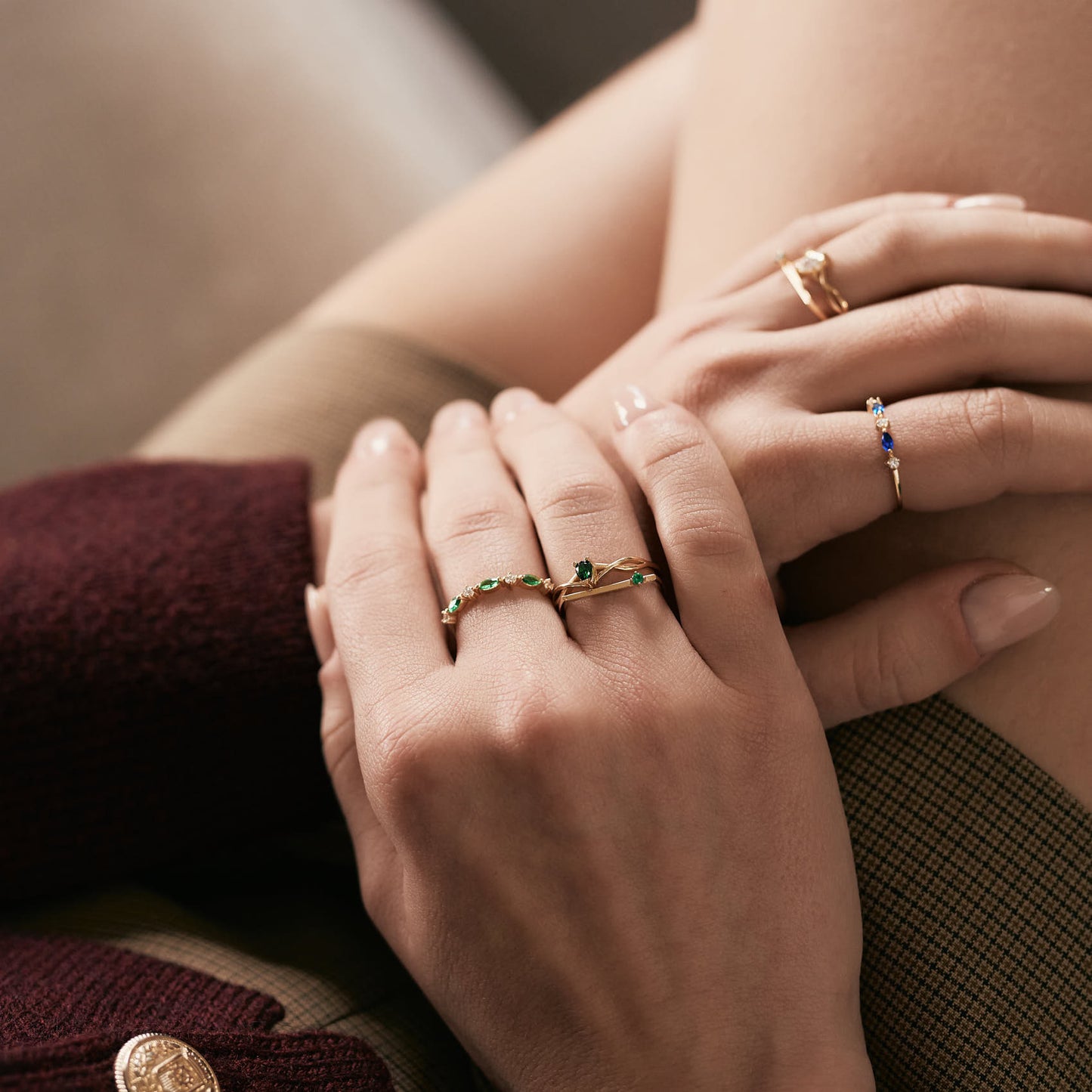 Marquise Half Eternity Ring