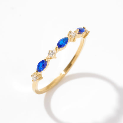 Marquise Half Eternity Ring